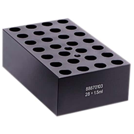 Thermo Scientific 88870103 Block 1.5 ml Tube, 28 Openings, for Use with Digital Dry Blocks