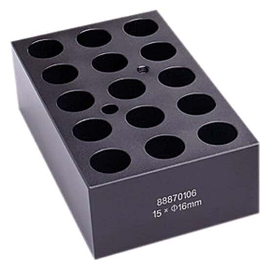 Thermo Scientific 88870106 Block 16 mm Tube Dia, 15 Openings, for Use with Digital Dry Blocks