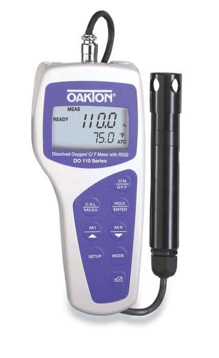 Thermo Scientific DO 110 EcoScan Dissolved Oxygen Meter with Galvanic Probe