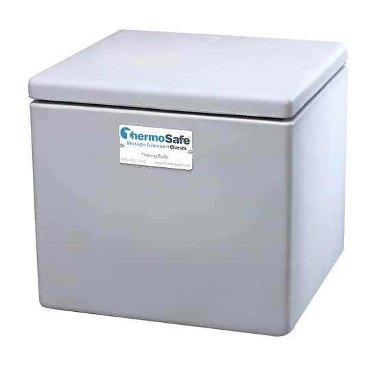 ThermoSafe 304 Dry Ice Storage Chest, tabletop, polyethylene, 50 lb capacity from ColeParmer India