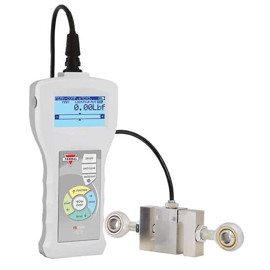 Torbal FB10k THOR Precision Series Digital Force Gauge, 2000 lb/1000 kg