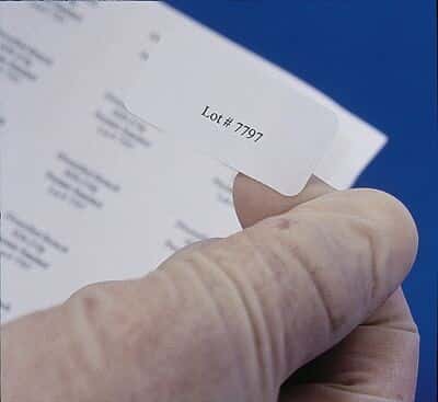 Tough-Tags 9185-2240 Small label for laser printers