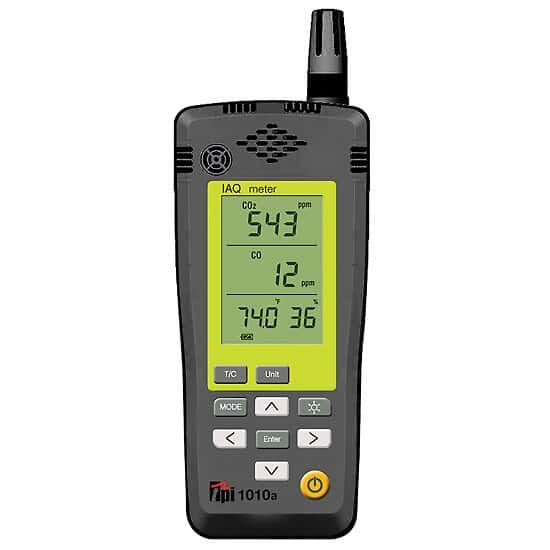 TPI Indoor Air Quality CO2/CO Meter