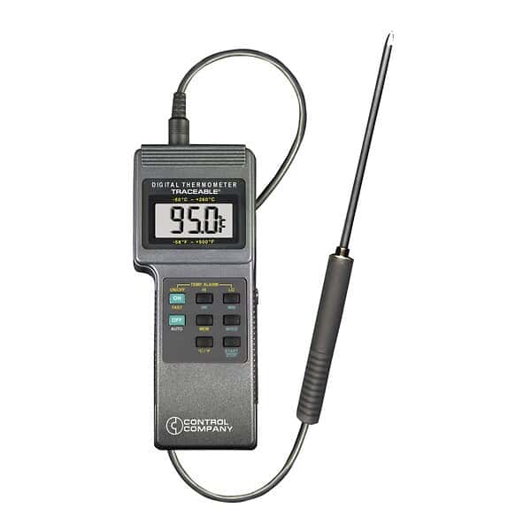 Traceable 4110 WaterResistant Thermistor Thermometer with Calibration
