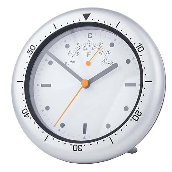 Traceable Indoor/Outdoor Analog Dial Clock with Calibration from Cole