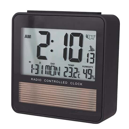 Traceable RadioControlled Atomic Desktop Digital Clock with
