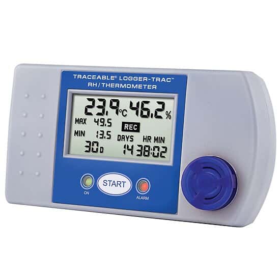 Traceable Temperature and Relative Humidity Data Logger with