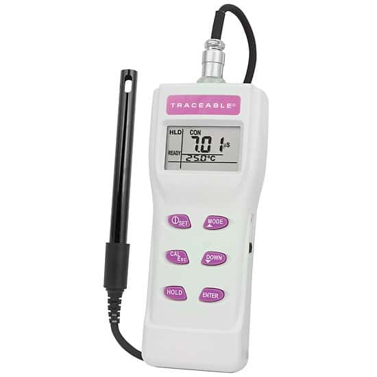 Traceable Calibrated Portable Conductivity Meter 
