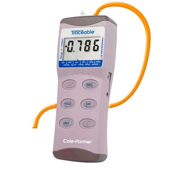 Traceable Digital Manometer; ±5 psi