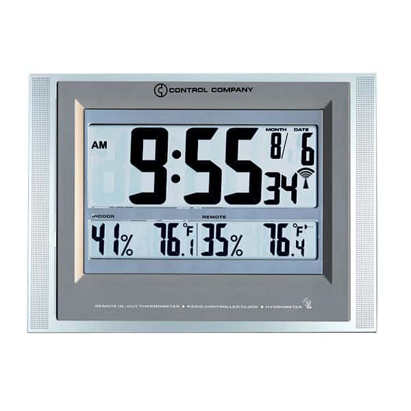 Traceable 7166 Wall Clock / HygroThermometer Radio Controlled with