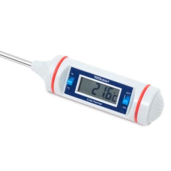 Digital Pocket Thermometer, 150°C (302°F), 8