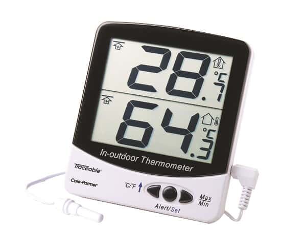 Traceable Big-Digit Memory Thermometer, 1 Bullet Probe