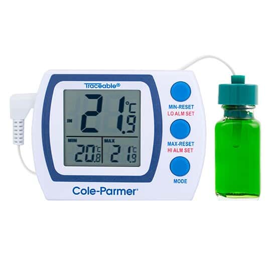 Traceable Refrigerator/Freezer Plus Thermometer; 1 Bottle Probe