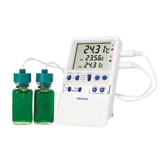 Traceable High-Accuracy Fridge/Freezer Thermometer; 2 Bottle Probes