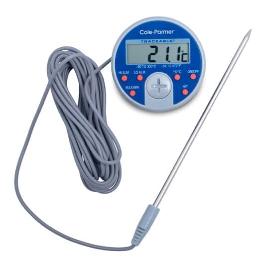 Traceable Deluxe Remote Probe Thermometer; ±1.0° accuracy (-20 to 100°C)