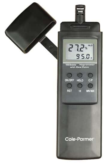Traceable Relative Thermohygrometer with Dew Point 
