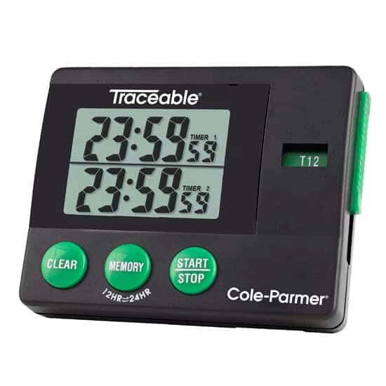 Dual-Display Two-Memory Digital Timer