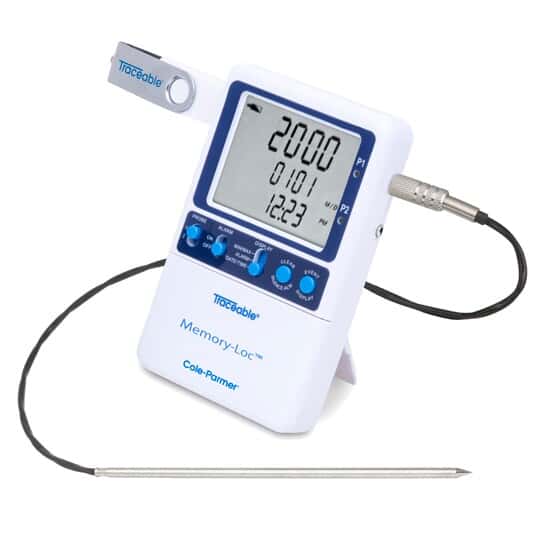 Datalogging Low-Temp Thermometer; 1 Stainless Steel Probe