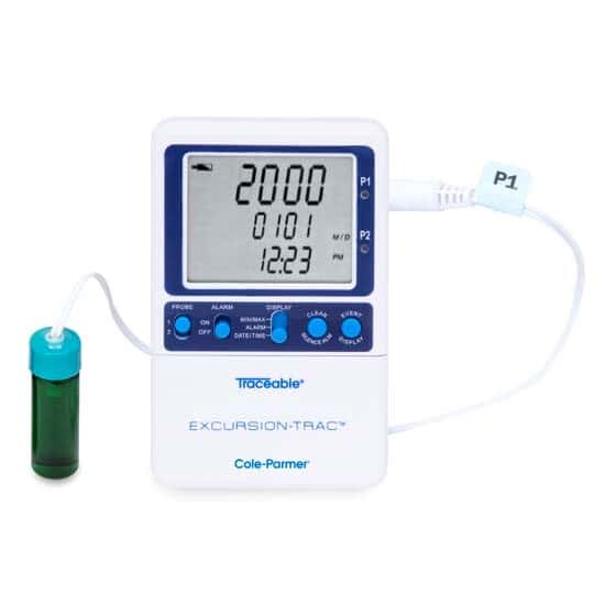 Traceable Excursion-Trac® Datalogging Thermometer; 1 Vaccine Bottle Probe