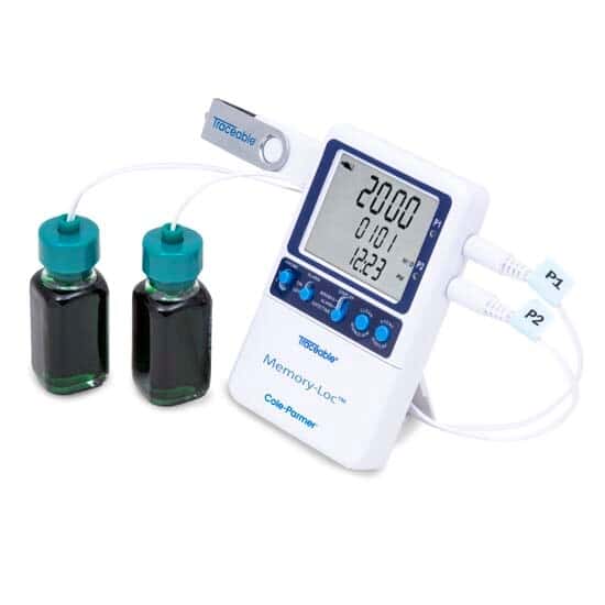 Datalogging Thermometer; 2 Glass Bottle Probes