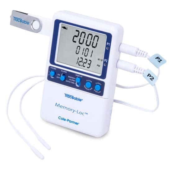Datalogging Thermometer; 2 Bullet Probes