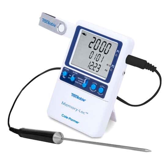 Datalogging Thermometer; 1 Stainless Steel Probe