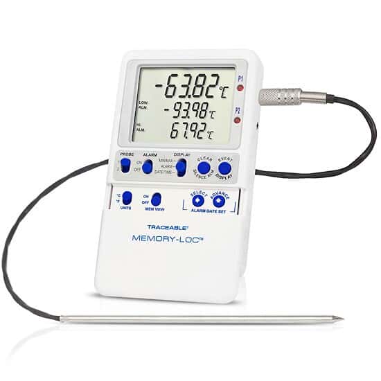 Datalogging Cryogenic Thermometer; 1 Stainless Steel Probe
