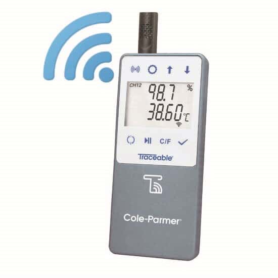 Traceable Temperature/Humidity Wi-Fi Data Logger Compatible with TraceableLIVE® Cloud Service; 1 Dongle