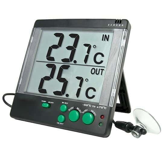 Traceable BigDigit 4Alarm Digital Thermometer with Calibration