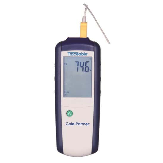 Traceable Single-Thermocouple Thermometer, Type K/J