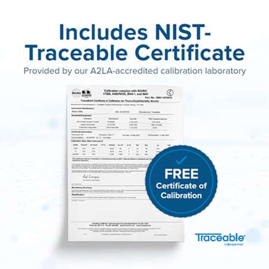 Always in Stock - Traceable Thermohygrometer from Cole-Parmer