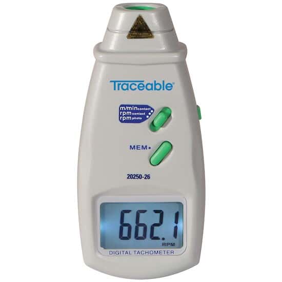 Traceable Digital Contact/Photo Tachometer