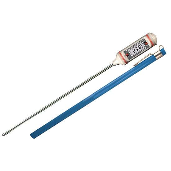 Traceable Digital Pocket Thermometer with Calibration, 302°F; 8" Long