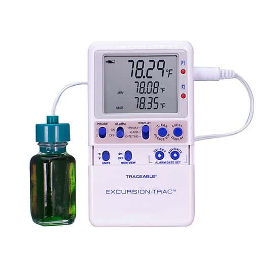 Traceable ExcursionTrac™ Data Logging Thermometer with Calibration; 1