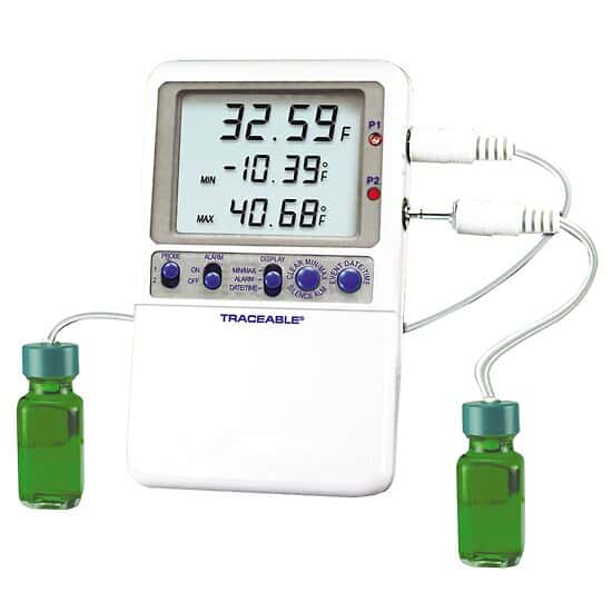 Traceable HighAccuracy Fridge/Freezer Thermometer with Calibration; 2
