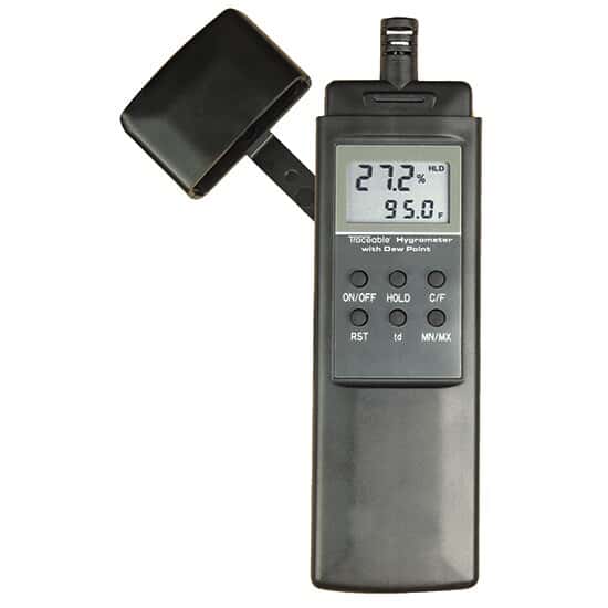 Traceable Calibrated Relative Humidity Meter with Dew Point from Cole