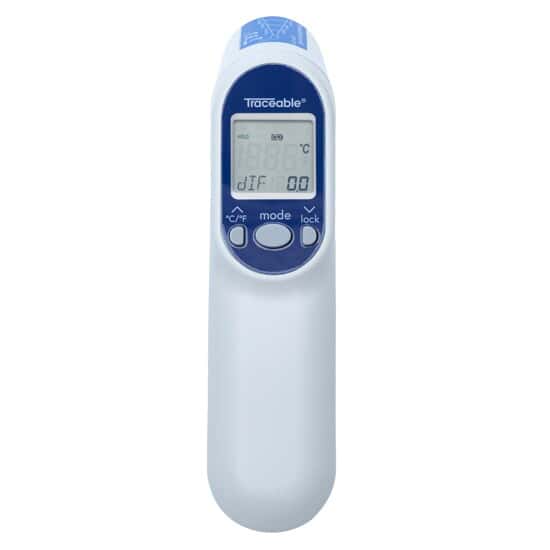 IR Gun Thermometer with Laser and Type K Input