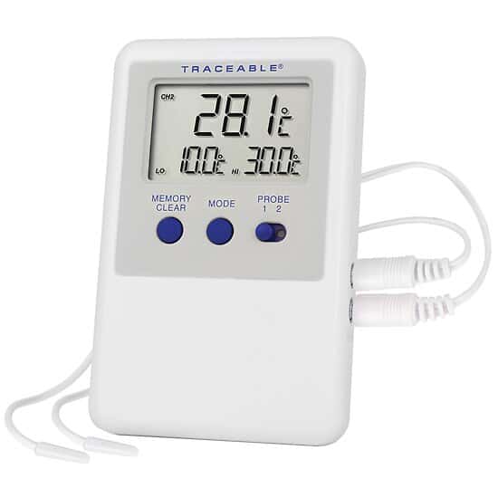 Always in Stock Traceable Ultra™ Refrigerator/Freezer Thermometer