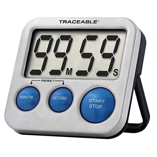 Traceable Blue-Steel Digital Timer with Calibration from Cole-Parmer India