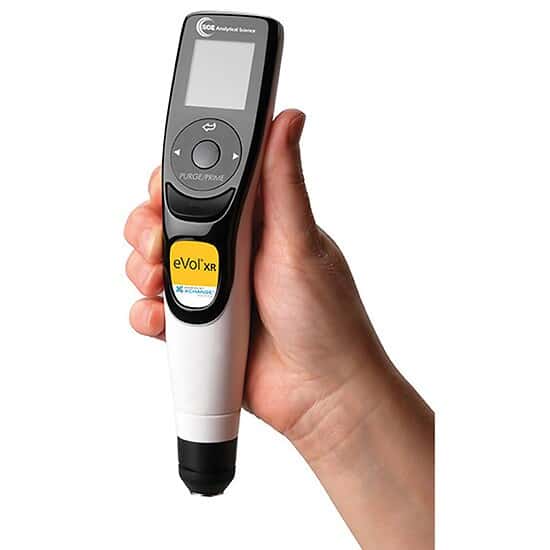 Trajan SGE EVOL XR Electronic Syringe Handle from ColeParmer