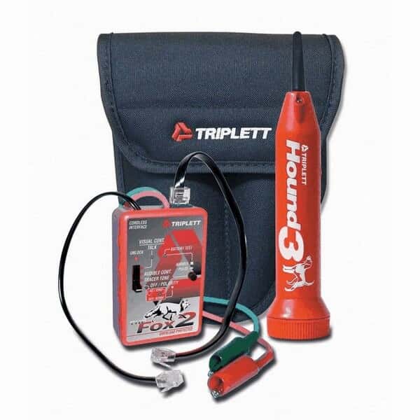 Triplett 3399 Wire Tracing Kit W/ Fox 2/ Hound 3 W/ Carrying Case from