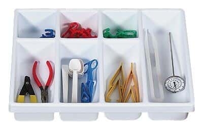 TrippNT 50056 7-Slot Drawer Organizer, 17.5