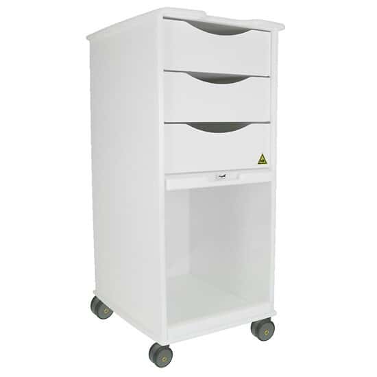 TrippNT MRI Core SP Lab Storage Cart with Drawers, White from Cole