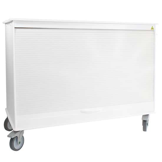 TrippNT MRI Cayman Lab Island Storage Cart, White