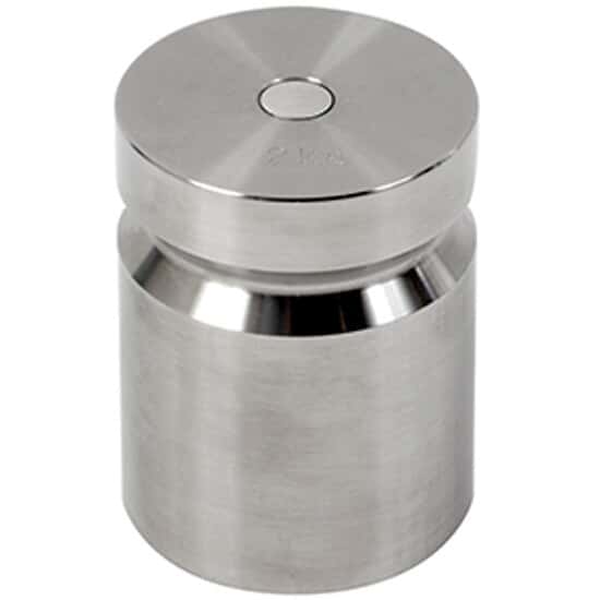 Troemner 1308 2000 g Class F Test Weight with No Certificate Cylindrical with Groove