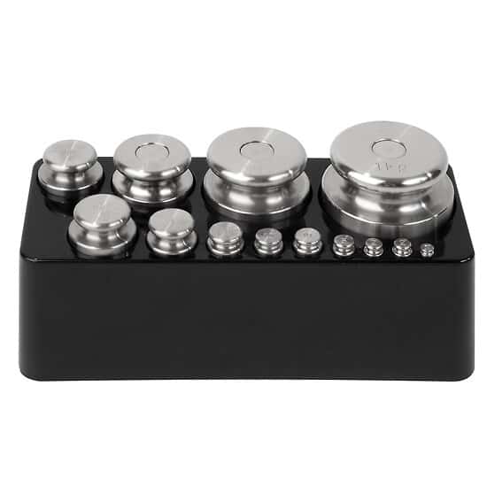 Troemner 301S Economical S.S. Class 7 Weight Set; 1000 g to 1 g