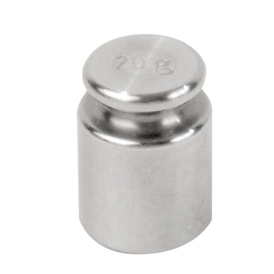 Troemner 61053ST 5 g, Class 7 Economical Aluminum Cylindrical Weight with Traceable Certificate