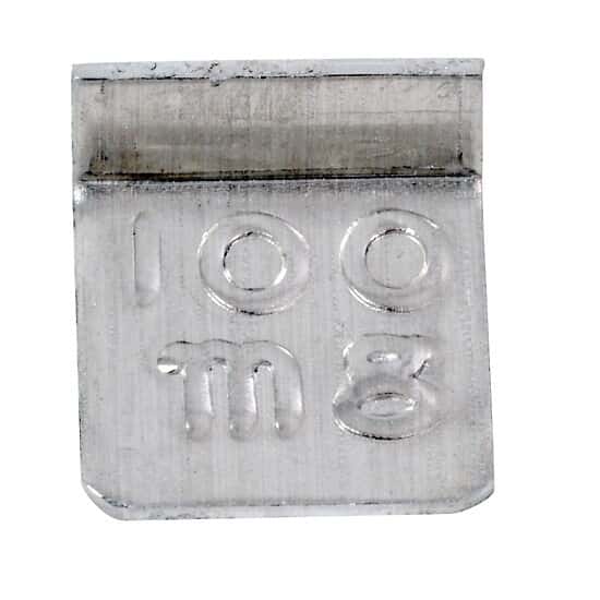 Troemner 61012ST 100 mg, Class 7 Economical Aluminum Flat Weight with Traceable Certificate