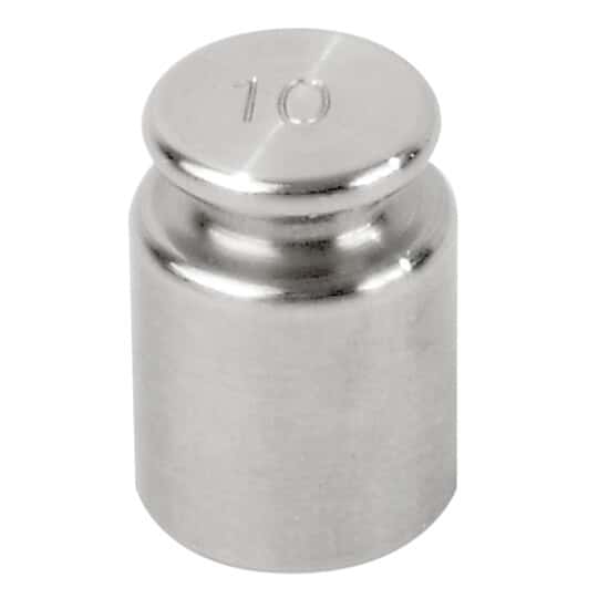 Troemner 61014S 10 g, Class 7 Economical S/S Cylindrical Weight