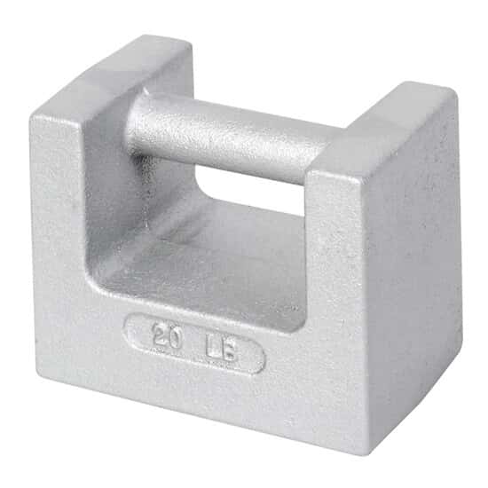 Troemner 9078 25 lb, Class F Cast Iron Grip-Handle Weight